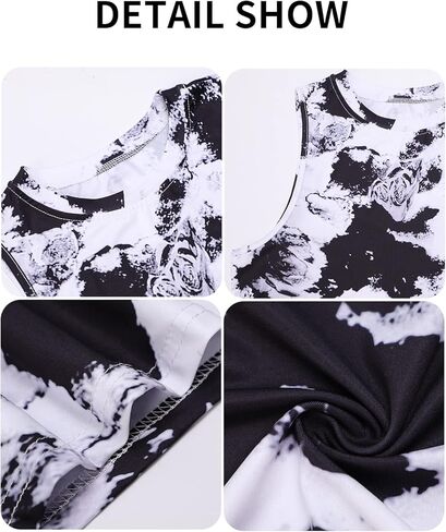 LURANEE Workout Crop Tops Cropped Muscle Tank Cute Quick Dry Gym Yoga Athletic Shirts in Kuwait