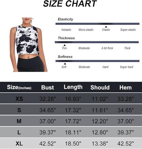 LURANEE Workout Crop Tops Cropped Muscle Tank Cute Quick Dry Gym Yoga Athletic Shirts in Kuwait