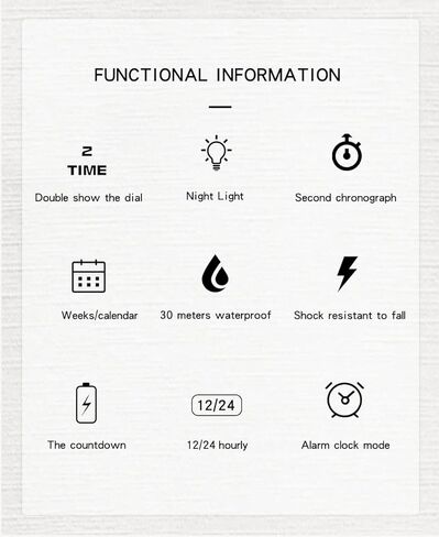 Gosasa Sanda Mens Womens Large Dial Transparent Multifunction Digital Watch Casual Dual Display 12H/24H Stopwatch Calendar Unisex Wrist Watch in Kuwait