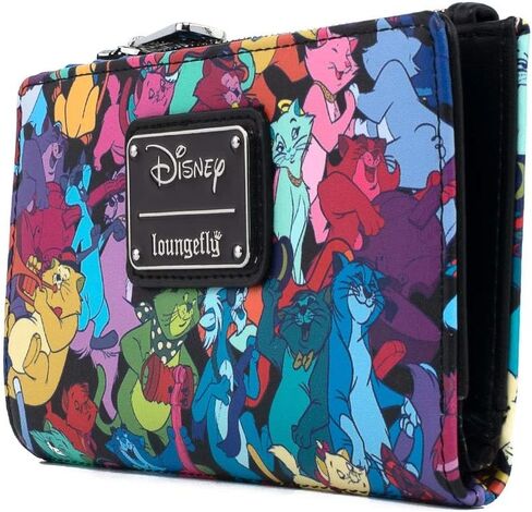 Loungefly Disney Aristocats Jazzy Cats Faux Leather Flap Wallet in Saudi Arabia