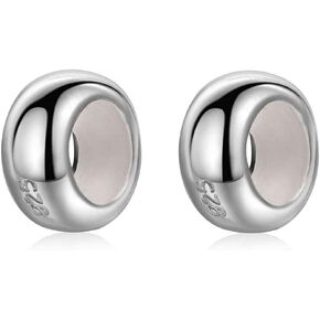 ARTCHARM Rose Gold Rubber Charm Stopper Spacer Bead 925 Sterling Silver for Charm Bracelets in Kuwait