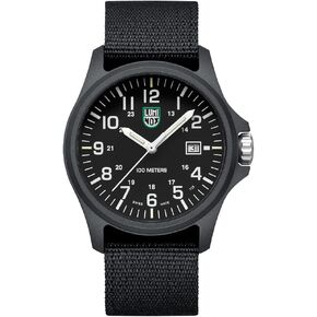 Luminox Watch - G Patagonia Carbonox - Mens Watch 43 mm - Military Watch - Date Function - 100m Water Resistant - Different Variations - Mens Watches - Made in Switzerland in Kuwait