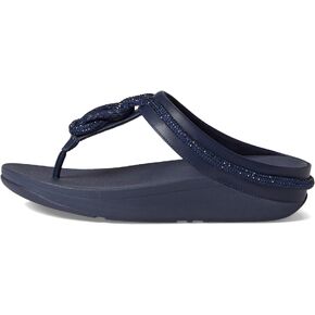 FitFlop Fino Crystal-Cord Leather Toe Post Sandals in Saudi Arabia