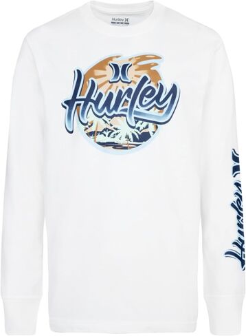 Hurley Boy's Long Sleeve Oasis Graphic T-Shirt (Big Kids) in Saudi Arabia