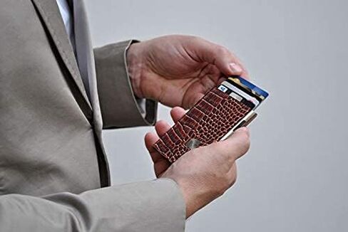 محفظة Tru Virtu مصنوعة من الجلد بنقرة وانزلاق in Kuwait