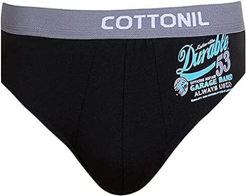 Cottonil Egyptian Cotton For Men set of 2 bikini relax Underwear Soft Comfortable Printed Multicolor in Saudi Arabia