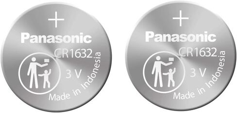 10 Pack - Panasonic Battery - Cr1632 3v 3 Volt Lithium Coin Size Battery in Saudi Arabia