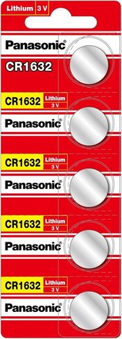10 Pack - Panasonic Battery - Cr1632 3v 3 Volt Lithium Coin Size Battery in Saudi Arabia