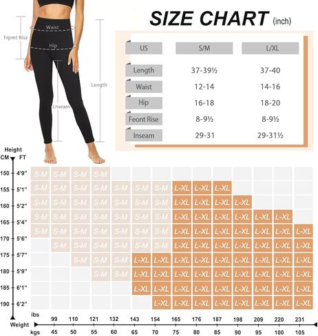 DHSO Fleece Lined Leggings Women Tummy Control-High Waisted Workout Winter Warm Soft Yoga Pants in Kuwait