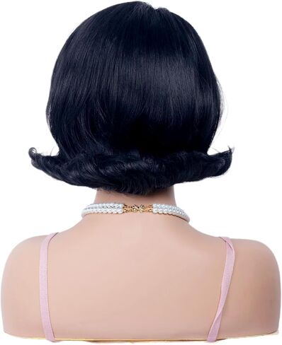 Copper Wig for Women Aubrn Short Curly Retro Beehive Wig with Bangs Ginger 70's 80's Synthetic Costume Wig for Halloween,Cosplay,Daily Use in Kuwait