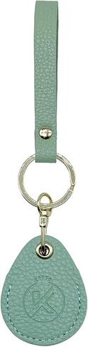 KRSURERICHER Leather Key Fob Holder, Access Card Key Chains RFID Protector, NFC Smart Key tag Case Keychain for Broken Key in Kuwait