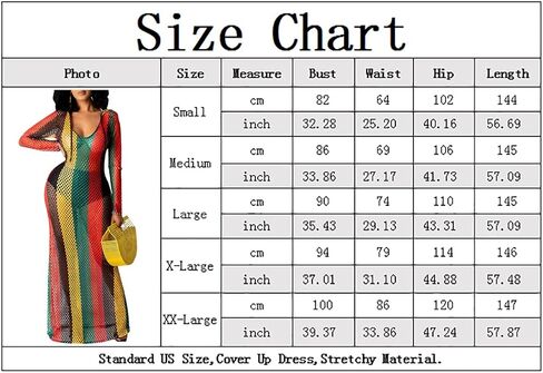 YouSexy Women's Sexy Swimsuit Maxi Dress Cover Up Long Sleeve Hollow Out Fishnet See Through Summer Beach Swimwear in Kuwait
