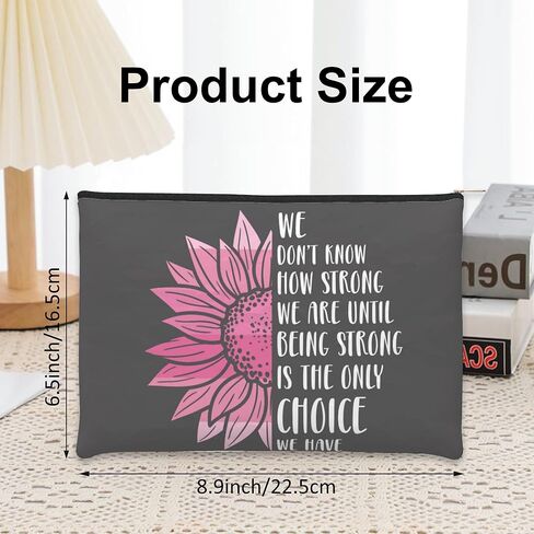 iapodiad Small Makeup Bag Be Kind Cosmetic Bag for Women Portable Purse Travel Toiletry Bag Accessories Organizer Zipper Pouch in Saudi Arabia