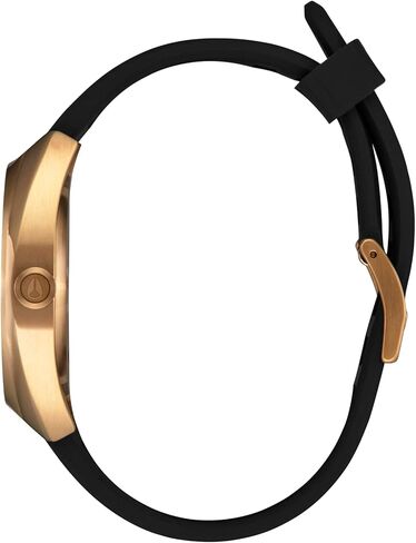 ساعة NIXON Mullet A1365-100m مقاومة للماء للجنسين تناظرية عصرية (وجه ساعة 38 مم، سوار سيليكون 20 مم) in Kuwait