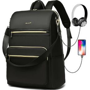 Laptop Backpack Women Travel Bag - 15.6 Inch Convertible Computer Backpack Purse for Women Fashion Nurse Work School Bags Waterproof Daypack Anti Theft Teacher Bookbag for Ladies College Business in Kuwait