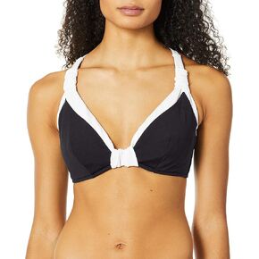 Seafolly Women's Block Party F Cup Halter Bikini Top Swimsuit in Kuwait