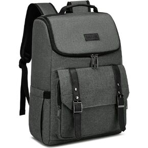 zalupri Work Laptop Backpack for Women and Men, 15.6 inch Computer Travel Backpacks for Working Stylish Teacher Backpack Casual Daypack laptop Bag with USB Charging Port, Green