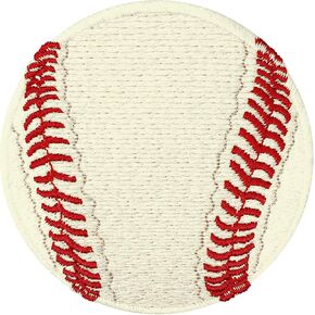 Baseball Patches Iron on Baseball Sticker for All Fabrics | Appliques for Kids Baseball Accessories Baseballs sew on Patch Baseball Stuff | Yellow | 2.95x2.95in in Kuwait