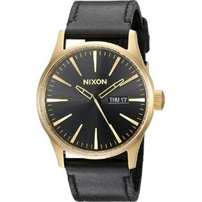Nixon Men's A105 Sentry 42mm Stainless Steel Leather Quartz Movement Watch in Kuwait