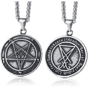 قلادة كنيسة الشيطان من الفولاذ المقاوم للصدأ للرجال in Kuwait