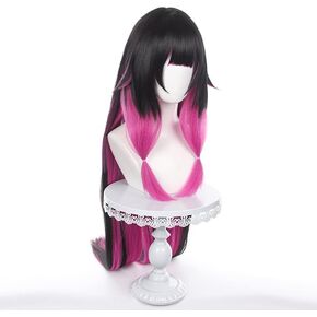 LeMarnia Blue Bobble Head Styling Wanderer Wig for Cosplay Scaramouche Halloween Anime Party Costume Wig in Saudi Arabia