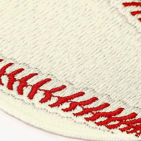 Baseball Patches Iron on Baseball Sticker for All Fabrics | Appliques for Kids Baseball Accessories Baseballs sew on Patch Baseball Stuff | Yellow | 2.95x2.95in in Kuwait