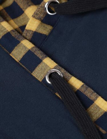 بلوفر نسائي من DJT برقبة دائرية وغطاء للرأس بلون متباين، ملابس Y2K ملابس الخريف والشتاء in Kuwait