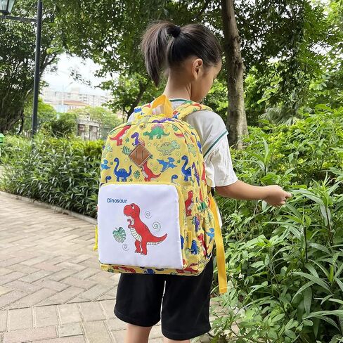 POWOFUN Kids Backpack School Bag Children Water-Resistant Cute Cartoon Travel Rucksack Backpack For Kindergarten Boys Girls with Chest Buckle in Kuwait