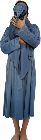SUFEINI Maternity Robe and Matching Baby Swaddle Blanket Set, Mommy Robe with Receiving Blanket Girls Boys Sleepwear in Saudi Arabia