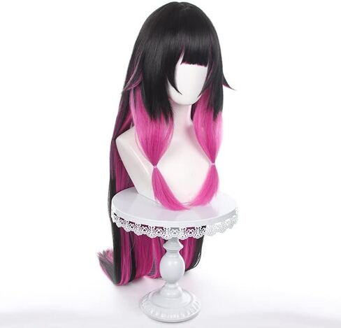 LeMarnia Blue Bobble Head Styling Wanderer Wig for Cosplay Scaramouche Halloween Anime Party Costume Wig in Saudi Arabia