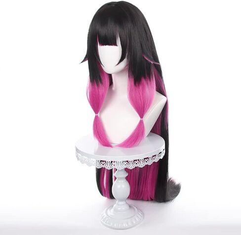 LeMarnia Blue Bobble Head Styling Wanderer Wig for Cosplay Scaramouche Halloween Anime Party Costume Wig in Saudi Arabia