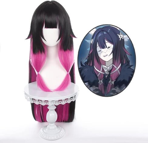 LeMarnia Blue Bobble Head Styling Wanderer Wig for Cosplay Scaramouche Halloween Anime Party Costume Wig in Saudi Arabia