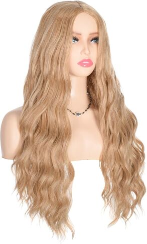 Deifor قصيرة خلية النحل البني Winifred ساندرسون مع الأسنان والقلادة والأقراط تأثيري الباروكات للنساء حفلة الهالوين (البني) in Kuwait