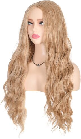 Deifor قصيرة خلية النحل البني Winifred ساندرسون مع الأسنان والقلادة والأقراط تأثيري الباروكات للنساء حفلة الهالوين (البني) in Kuwait