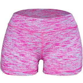 Epic MMA Gear WOD Booty Shorts for Women (Large,Hibiscus Navy)