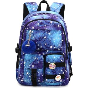 Hidds Laptop Backpacks 16 Inch School Bag College Backpack Anti Theft Travel Daypack Bags Bookbags for Teens Girls Women Students (Tie-Dye Purple) in Kuwait