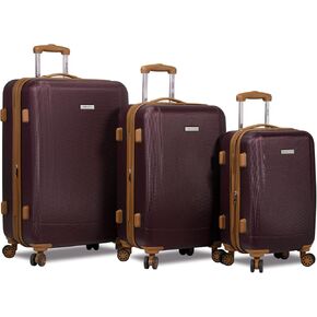 Dejuno Legion New Generation 3-pc Hardside Spinner TSA Combination Lock Luggage Set,Expandable, Charcoal, 3-Piece in Kuwait