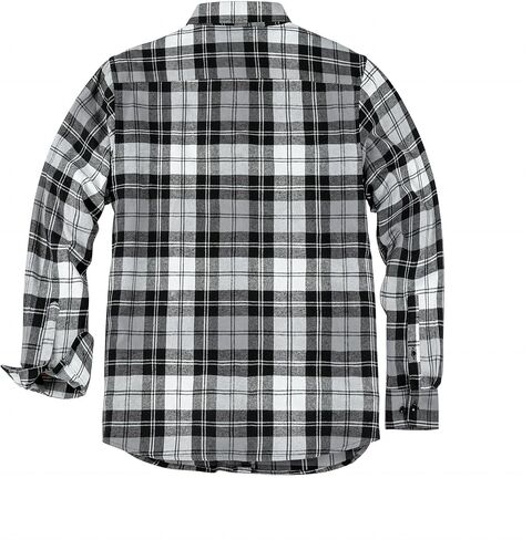 HOLCADA Mens Flannel Shirts Long Sleeve Plaid Shirt for Men, 100% Cotton Plaid Casual Button Down Shirts with Multi Pocket in Saudi Arabia