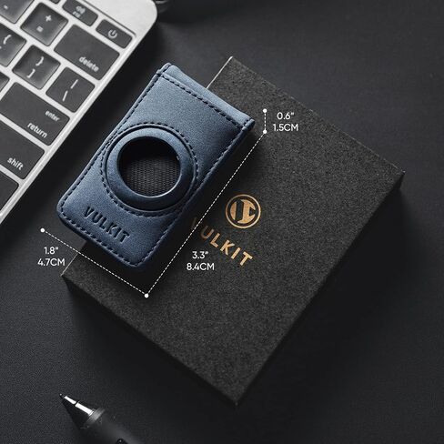 VULKIT Men's Magnetic Money Clip with Airtag Holder - Airtag NOT Included- Holds Up to 15 Cash or 8 Cards in Kuwait