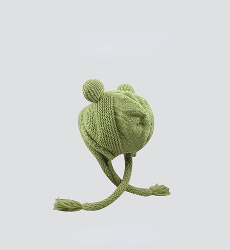 HS Kawaii القبعات قبعات كروشيه للنساء الضفدع قبعة خمر بيني النساء الجرونج اكسسوارات مترهل بيني للنساء الشتاء in Kuwait