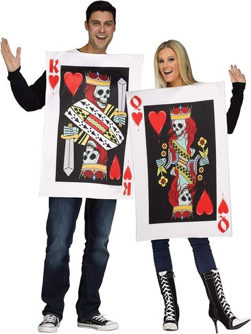 Fun World King & Queen of Hearts Costume for Adults in Saudi Arabia