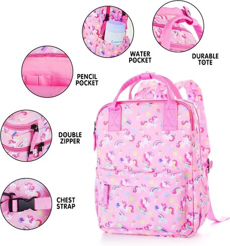 Hapycat Mermaid Toddler Backpack for Girls, Small Cute Preschool Backpack for Girls Kids Kindergarten backpack 12 Inch, Purple in Saudi Arabia