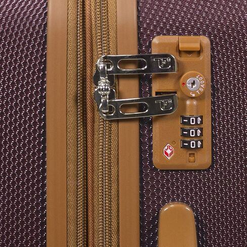 Dejuno Legion New Generation 3-pc Hardside Spinner TSA Combination Lock Luggage Set,Expandable, Charcoal, 3-Piece in Kuwait