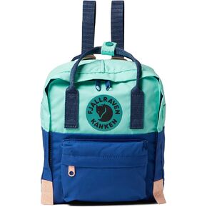حقيبة ظهر صغيرة للسيدات من Fjallraven Kanken Art، Landsort، أخضر، برتقالي، مقاس واحد in Saudi Arabia