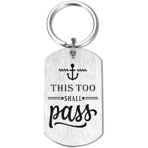 I Am The Storm Keychains Funny Small Encouragement Gifts for Women She