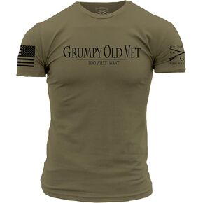 Grunt Style Grumpy Old Vet Men's T-Shirt in Kuwait