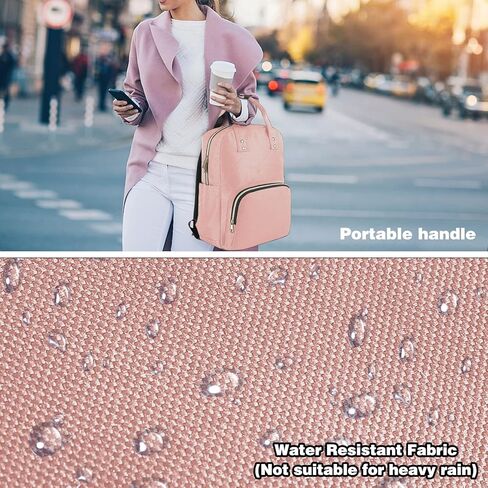 حقيبة ظهر للكمبيوتر المحمول للنساء، حقيبة ظهر للكمبيوتر للنساء، حقيبة ظهر خفيفة الوزن للسفر، حقيبة عمل نسائية أنيقة، حقيبة ظهر جامعية كاجوال مقاس 15.6 بوصة، حقيبة ظهر كمبيوتر مضادة للماء للسيدات والممرضات، أسود in Kuwait