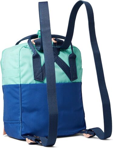 Fjallraven Women's Kanken Art Mini Backpack, Landsort, Green, Orange, One Size in Saudi Arabia
