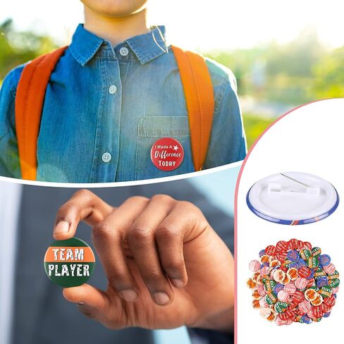 WILLBOND Recognition Button Pins Mini Positive Inspirational Kids Reward Button Pins Employees Appreciation Gift Pins Buttons for Clothes Bags Hats or Party Supplies in Kuwait
