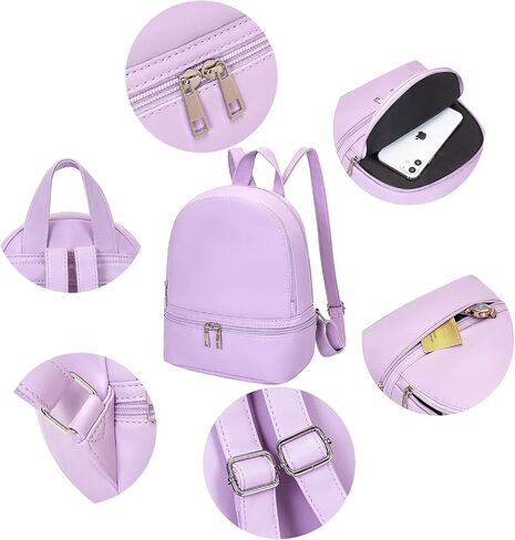 حقيبة ظهر جلدية صغيرة من YiXiamo Cute Purse Fashion للنساء in Kuwait
